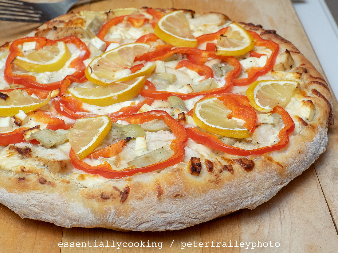 Zenfolio | Essentially Cooking | Lemon Chicken Pizza